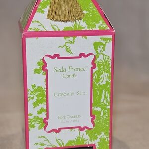Citron du Sud Candle – Pink & Lime Green Packaging